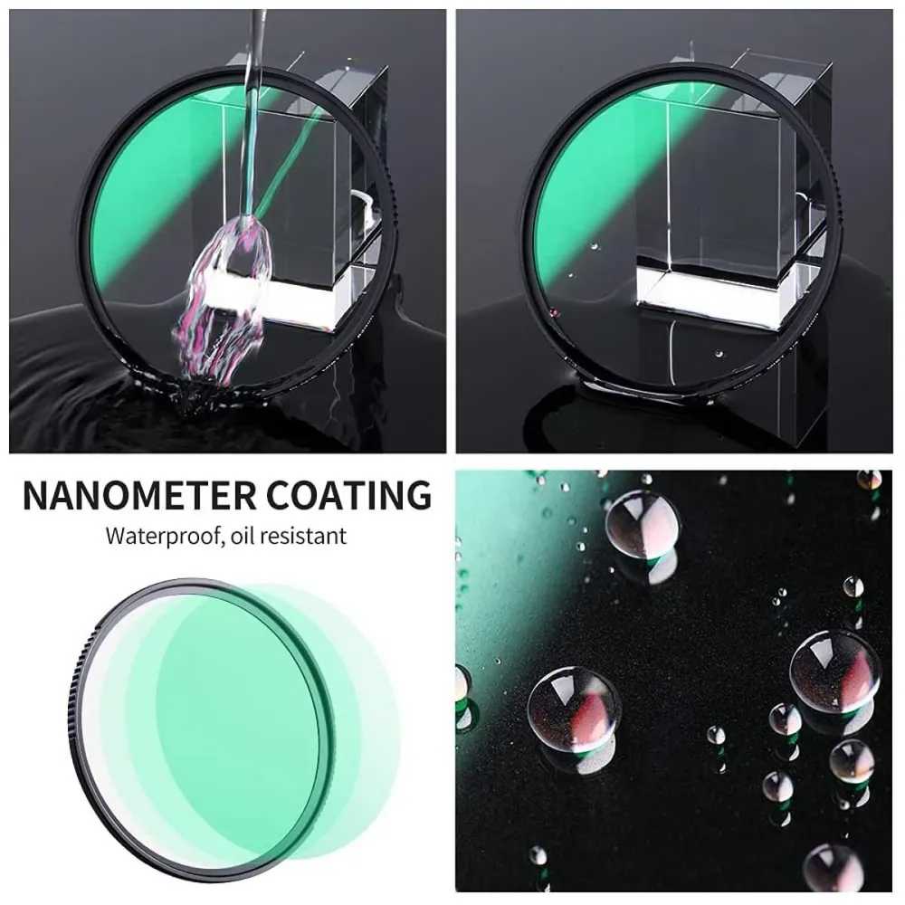 Рассеивающий смягчающий фильтр K&F Concept Nano-X Black Mist 1/8 62mm фотография 10