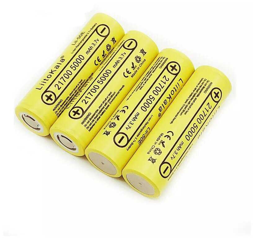 Аккумулятор 21700 Li-Ion LiitoKala Lii-50E 5000mAh 3,7В фотография 6