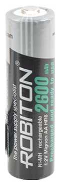 Аккумулятор Ni-Mh 2600 мА·ч 1.2 В ROBITON AA HR6 Mignon 2600 фотография 1