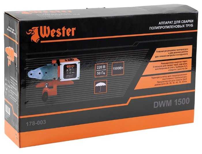 Аппарат для раструбной сварки Wester DWM 1500 фотография 5