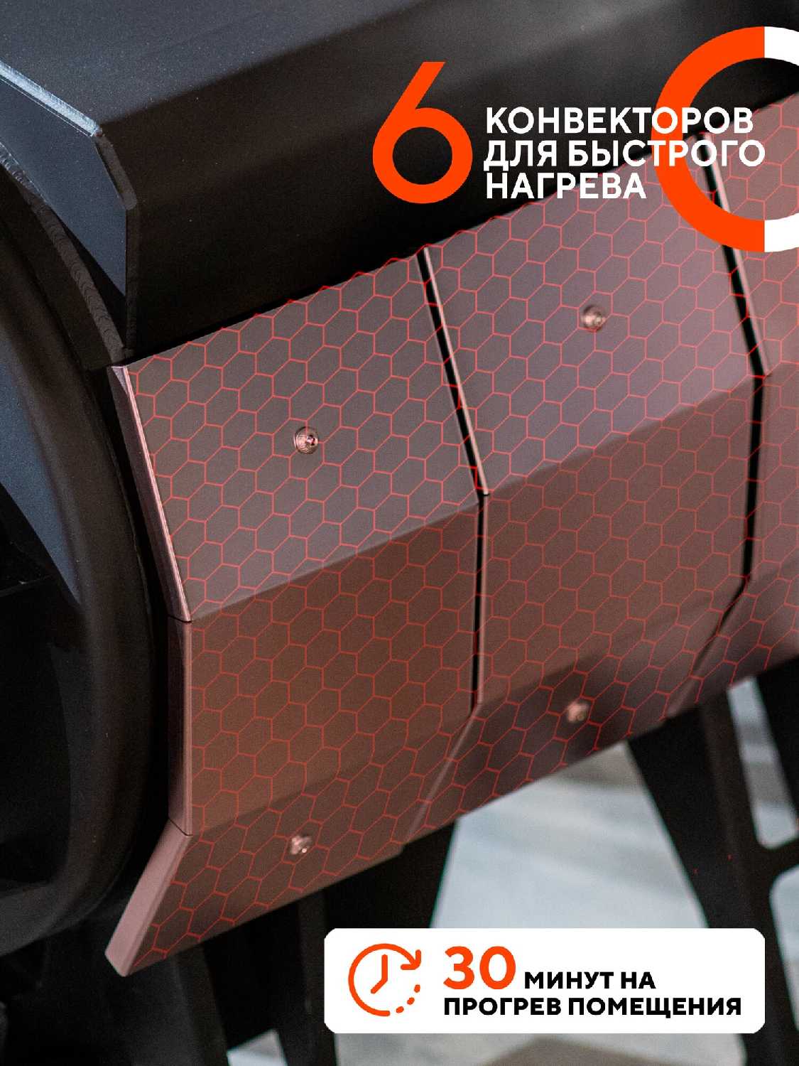 Печь отопительная буржуйка Hyggelig Minion фотография 12