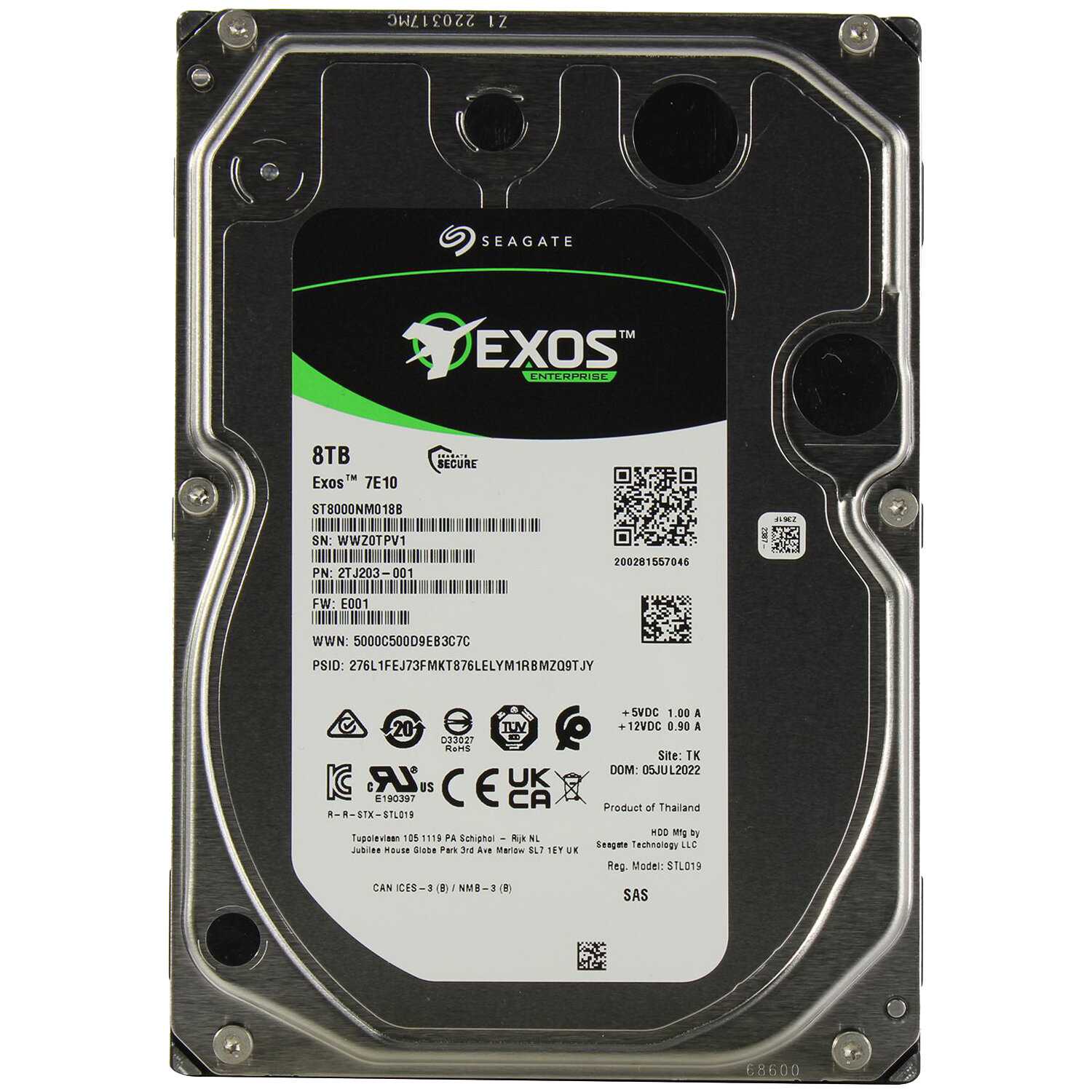 HDD Seagate Exos 7E10 (ST8000NM018B) фотография 11
