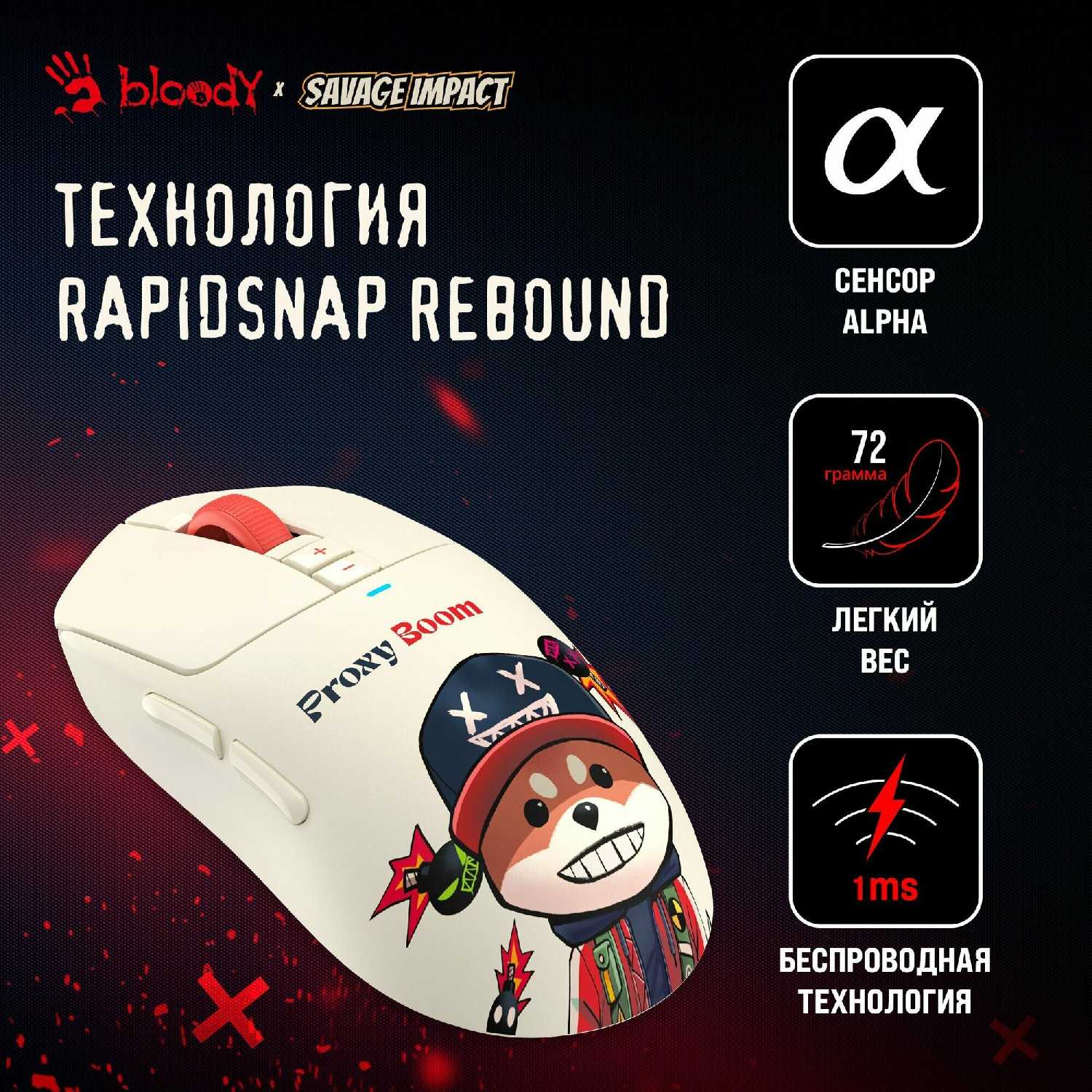 Мышь A4Tech Bloody R72 Ultra Duo фотография 1