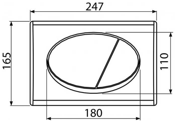 Кнопка смыва Alcadrain M75 фотография 1