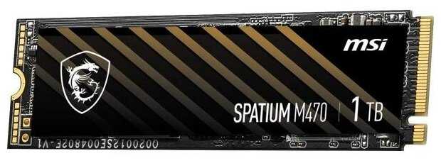 Твердотельный накопитель MSI SPATIUM M470 1 ТБ M.2 (S78-440L420-P83) фотография 1