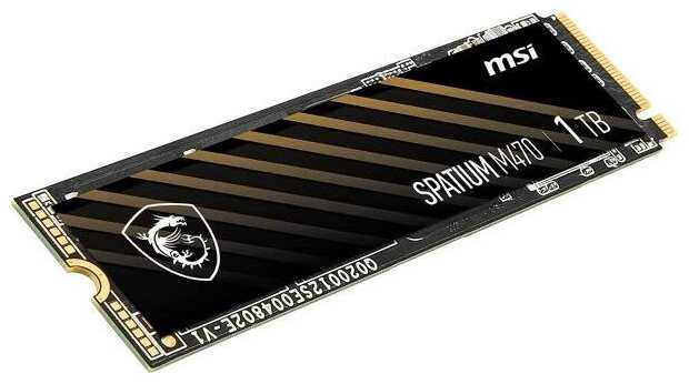 Твердотельный накопитель MSI SPATIUM M470 1 ТБ M.2 (S78-440L420-P83) фотография 2