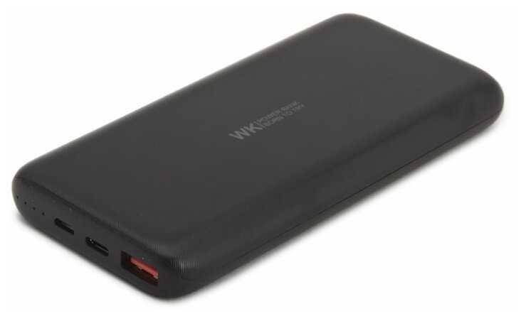 Внешний АКБ Power Bank WK Runsh 10000 mAh Power Bank QC3.0 + PD 18W WP-105 (черный)
