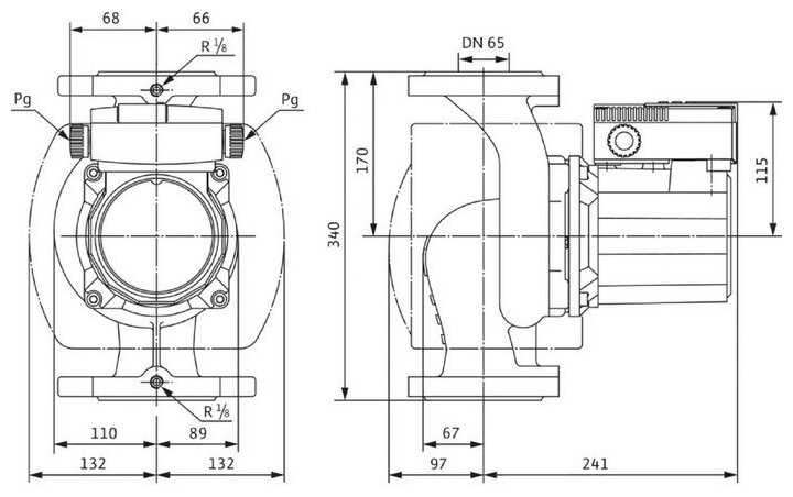 Циркуляционный насос Wilo TOP-S 65/10 DM PN 6/10 (845 Вт) фотография 2