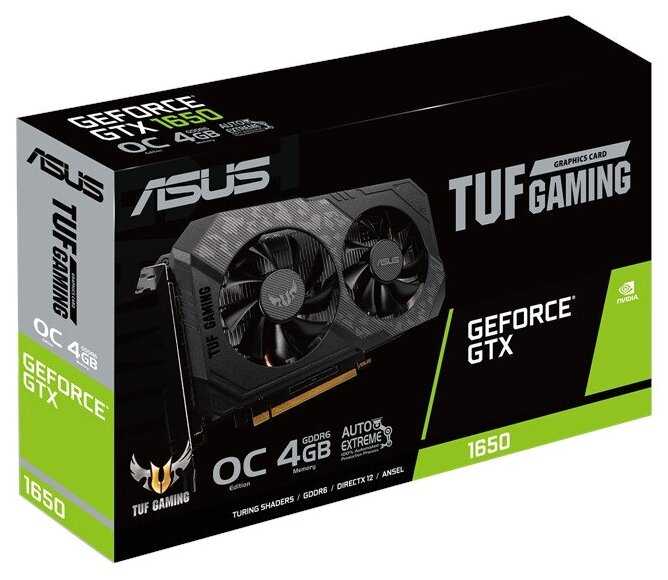 Видеокарта ASUS TUF Gaming GeForce GTX 1650 OC 4 GB (TUF-GTX1650-O4GD6-P-GAMING) фотография 7