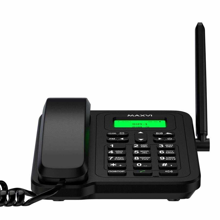 Стационарный телефон с SIM-картой Maxvi RT-01