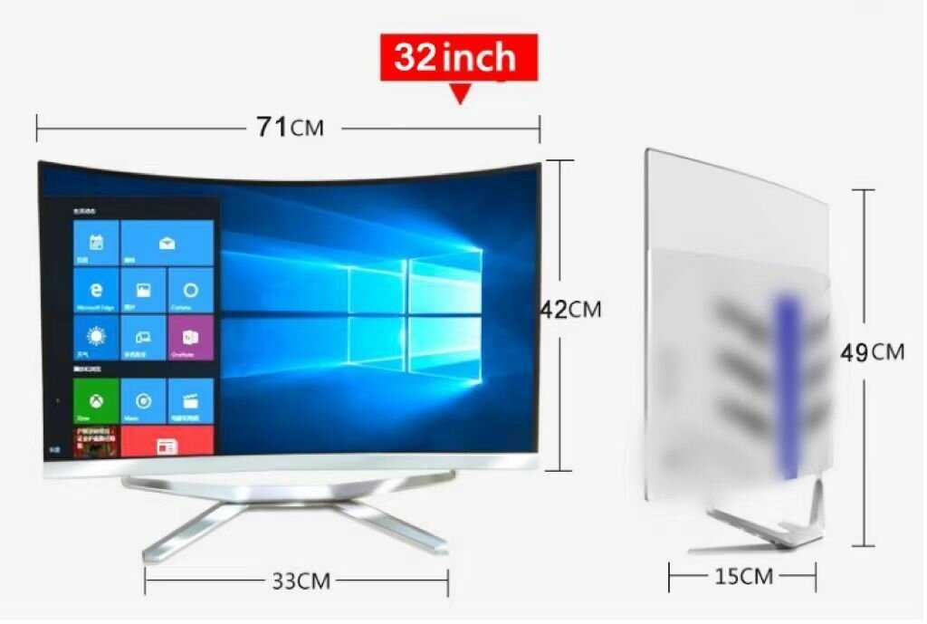 Моноблок Intel Моноблок (Intel Core i5-7400, RAM 16 ГБ, SSD 1024GB) фотография 2