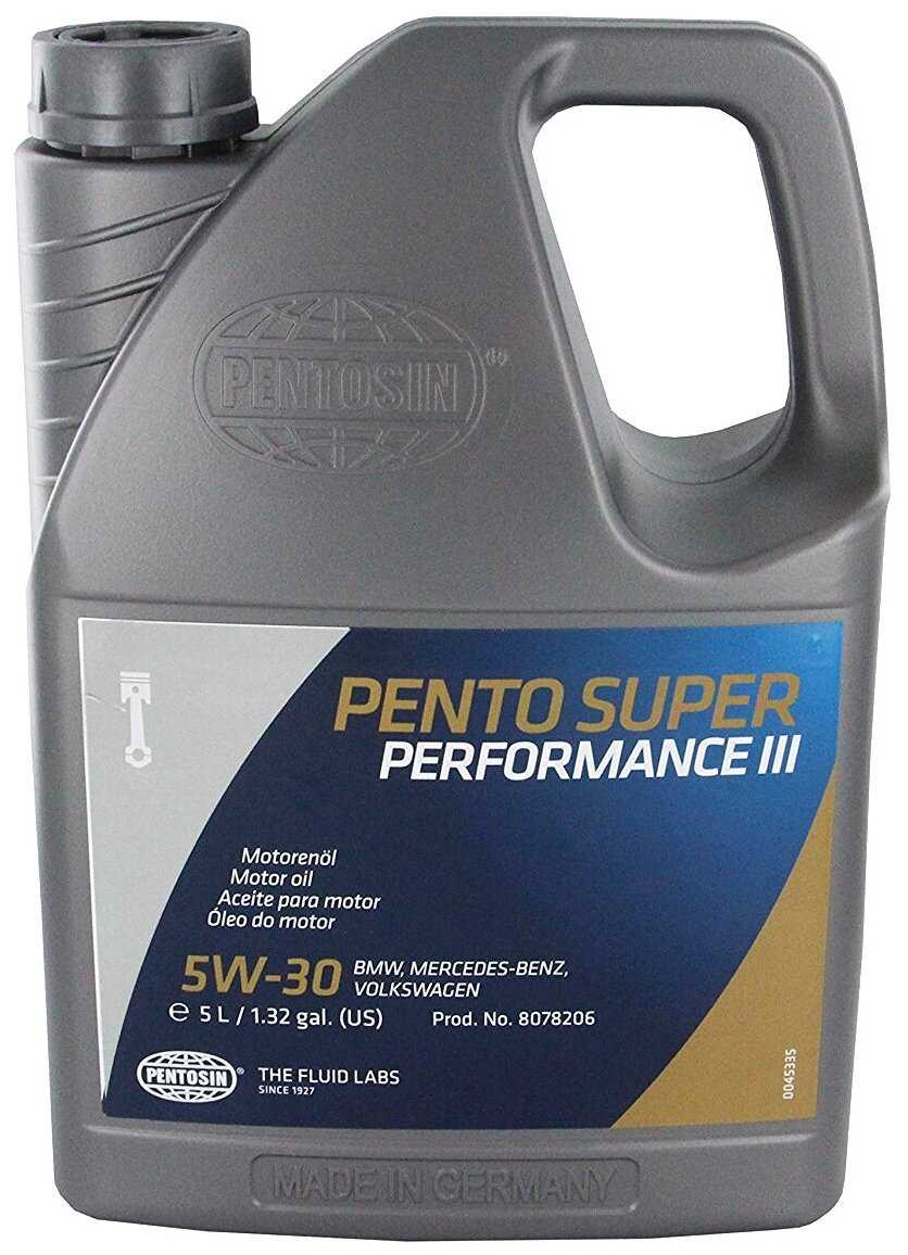 Синтетическое моторное масло Pentosin Pento Super Performance III 5W-30 фотография 2