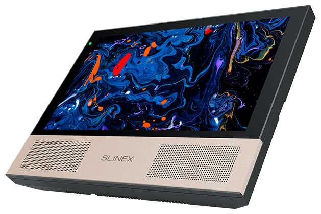 Видеодомофон Slinex Sonik 10 Чёрный + Розовое Золото или Марсала фотография 3