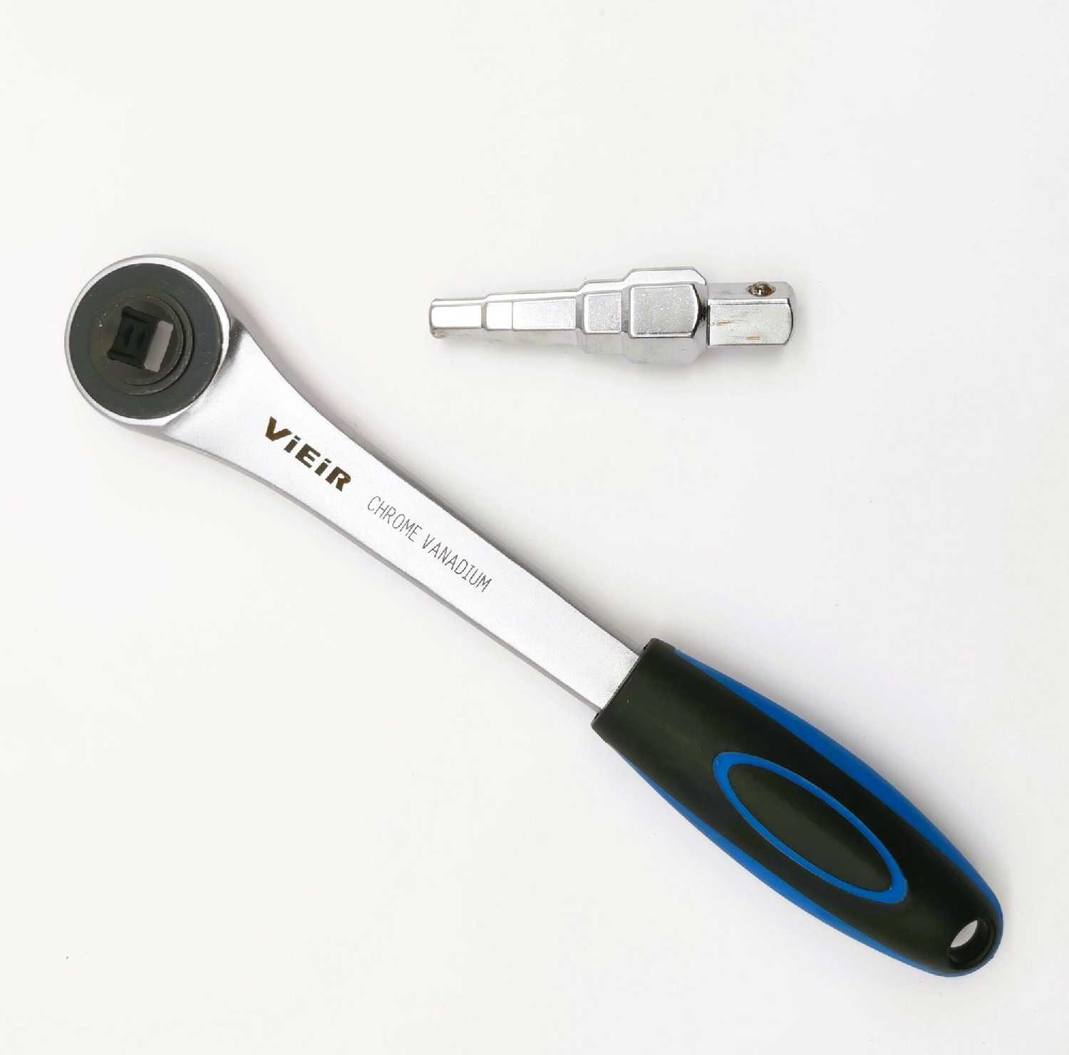 Ключ для американок ViEiR ступенчатый, универсальный с трещоткой (VER831)