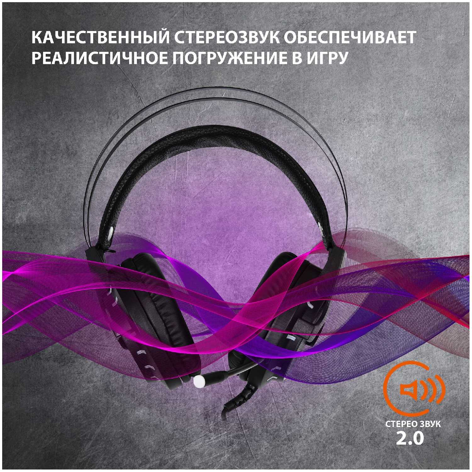 Наушники с микрофоном SunWind SW-HS400G (1422132) фотография 5