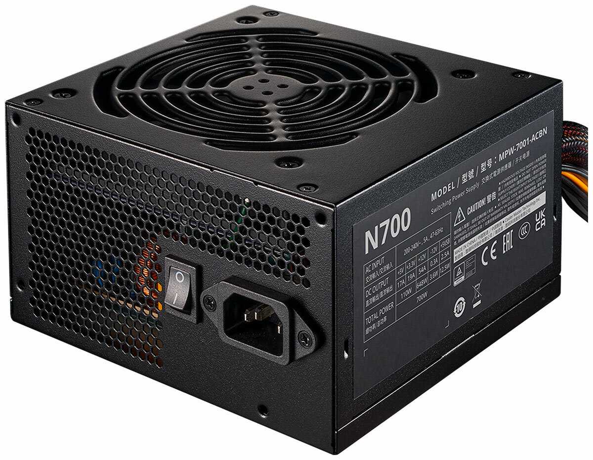Блок питания COOLER MASTER Elite NEX N700 (MPW-7001-ACBN-BEU) фотография 6