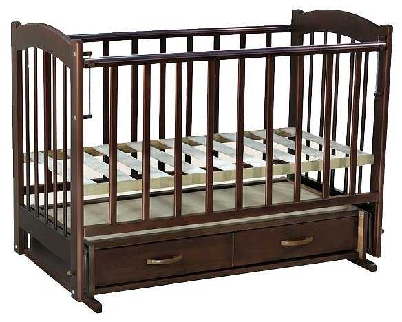 Кроватка Ведрусс Радуга 4, классическая, поперечный маятник фотография 3