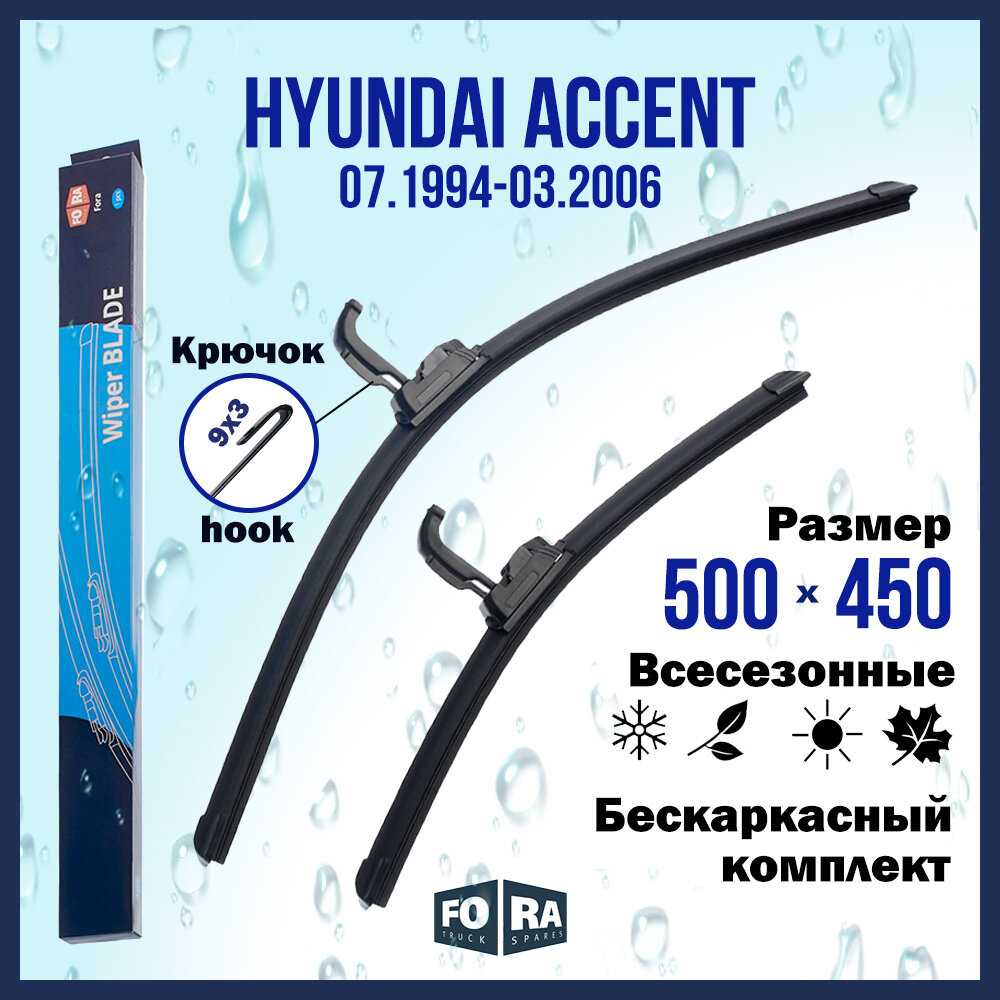 Π©Π΅ΡΠΊΠΈ Hyundai Accent (ΠΊΠΎΠΌΠΏΠ»Π΅ΠΊΡ)