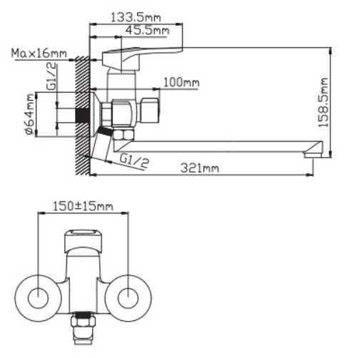 Смеситель Potato P4625 фотография 1