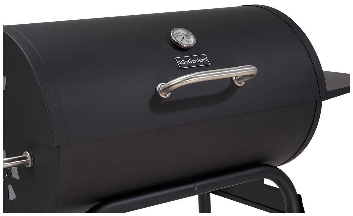 Гриль угольный Go Garden Fiesta 66 Pro, 100х48х104 см фотография 11