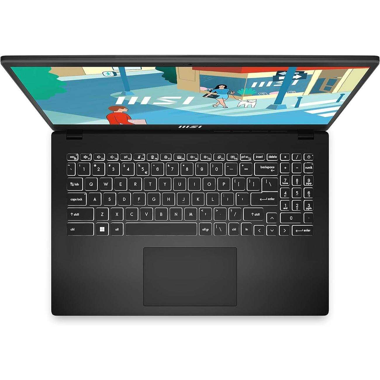 Ноутбук MSI Modern 15H Core i5-13420H 15.6 FHD DDR4 16GB Iris Xe Graphics 512GB SSD (9S7-15H411-098) фотография 8