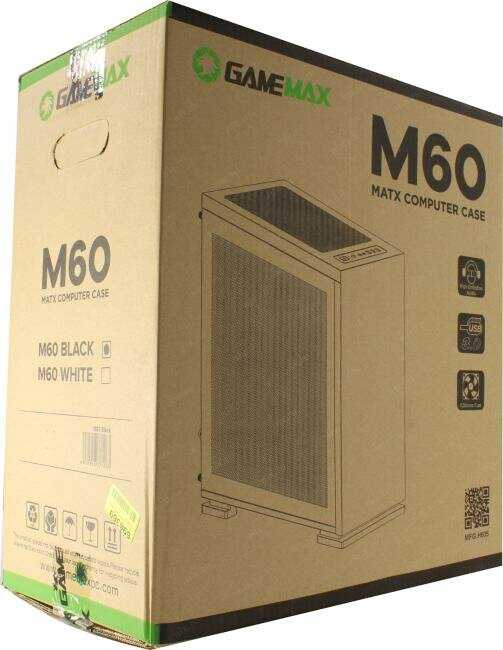 Игровой корпус для ПК GameMax M60 (H605) без БП, ATX, mini tower фотография 18