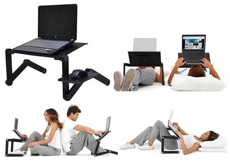 Столик трансформер для ноутбука Multifunctional Laptop Table T8 фотография 12
