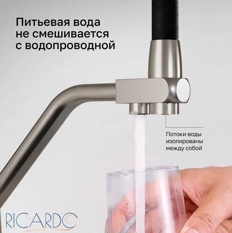 Смеситель для кухни RICARDO R1817-3 фотография 4