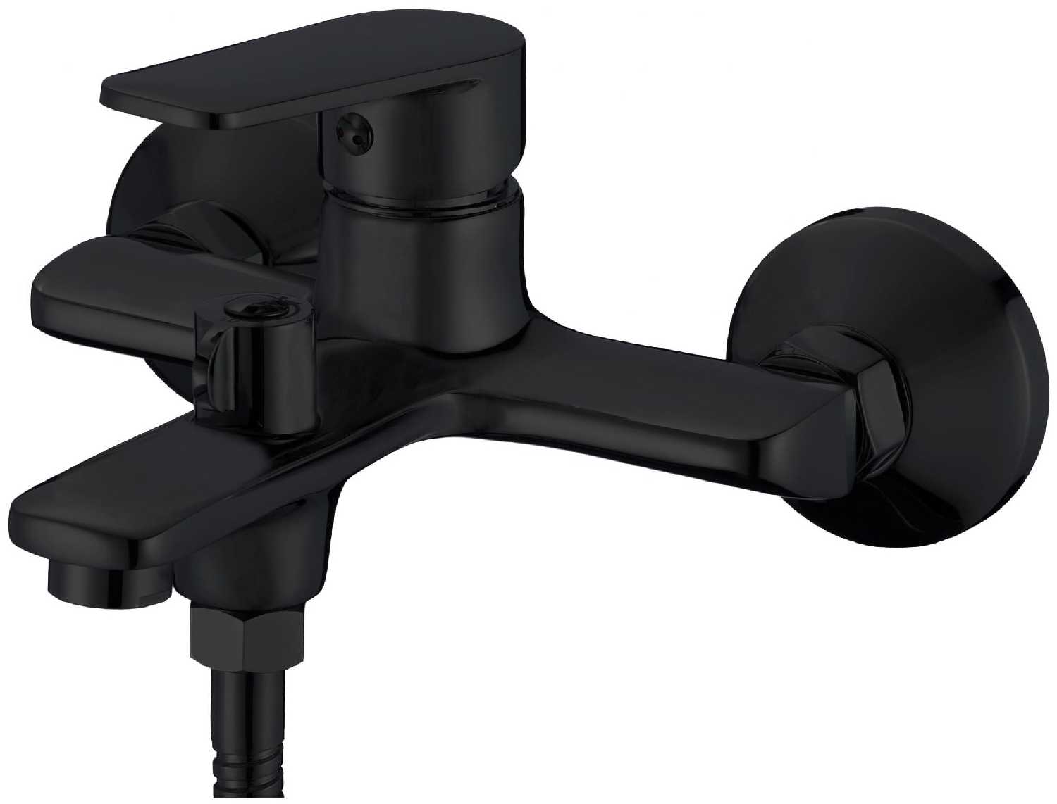 Смеситель для душа OSGARD Platt Black 87323, рычажный