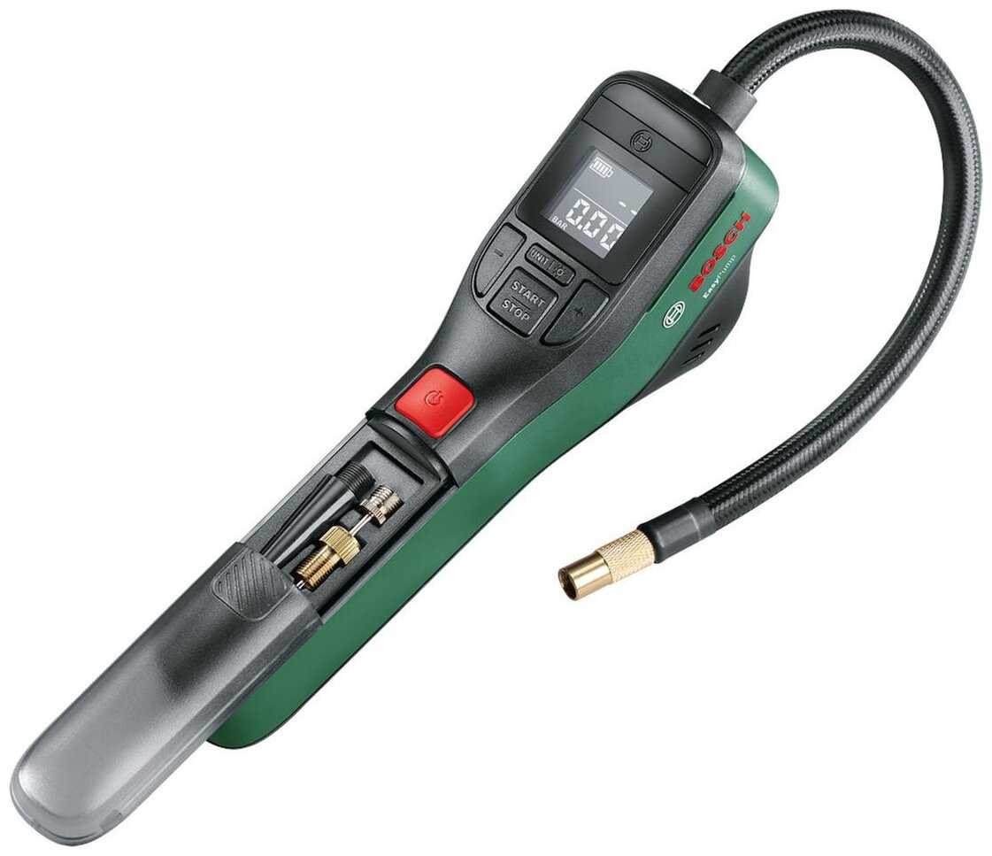 Ручной велонасос Bosch EasyPump, металл фотография 1