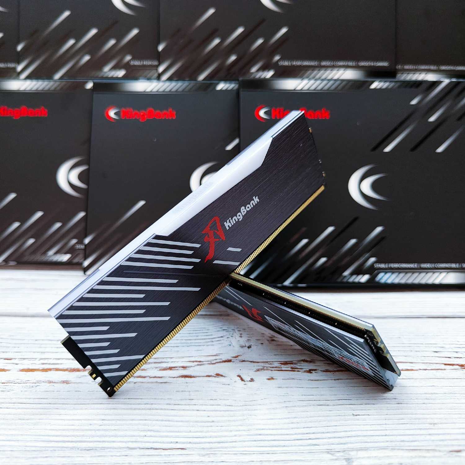 Оперативная память KingBank Sharp Blade (2x16 ГБ) DDR5 6400MHz фотография 5