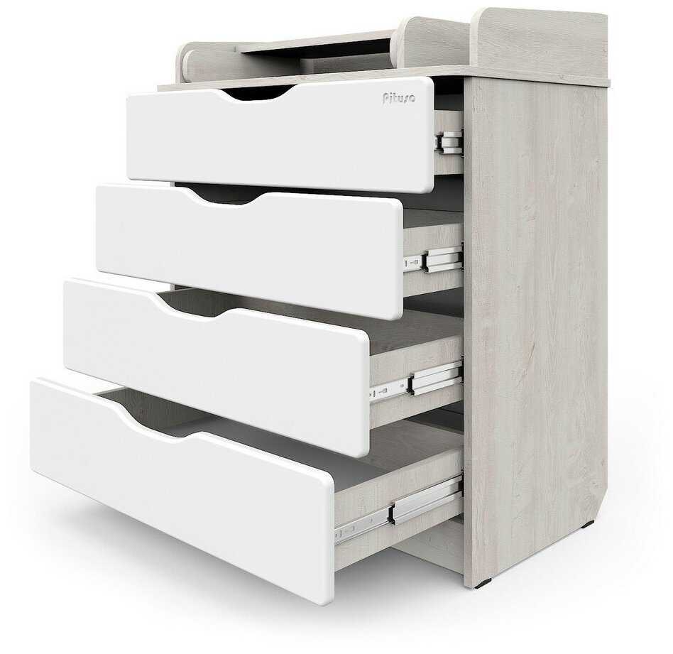 Пеленальный комод Pituso Wood 80/4 фотография 12