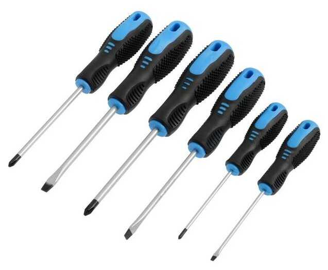 Набор отверток Тундра 1858745, 6 предм.
