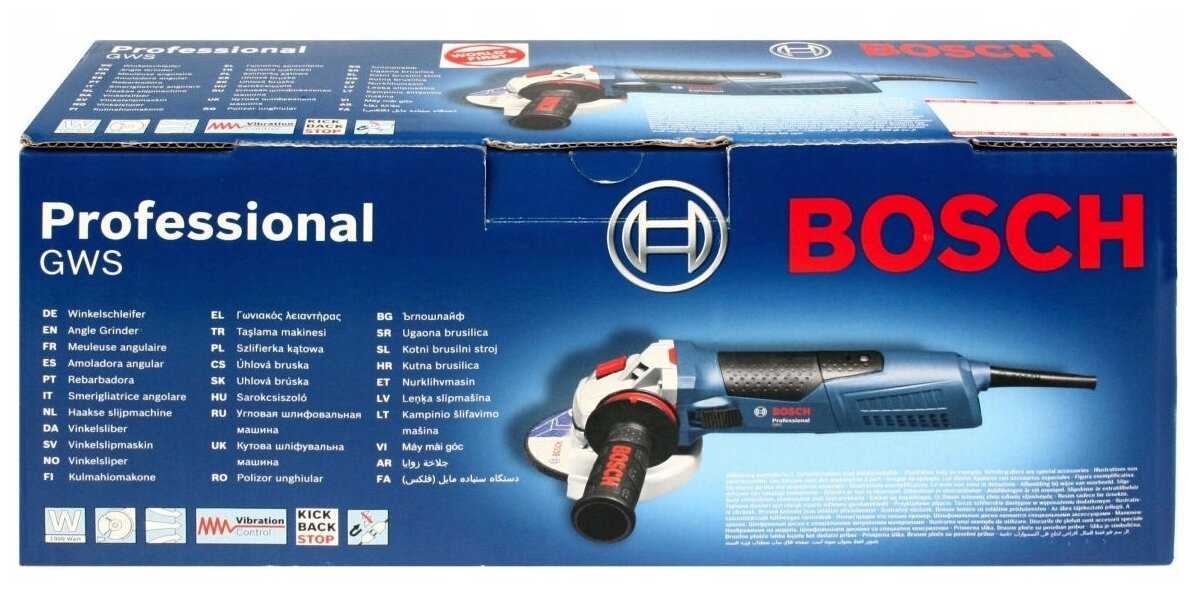 УШМ BOSCH GWS 19-125 CIE фотография 9