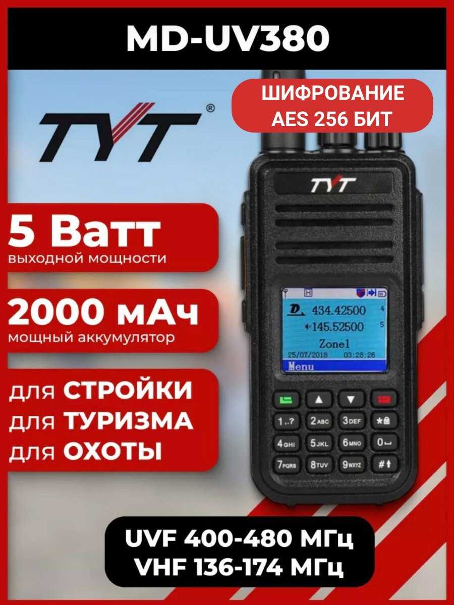 Рация TYT MD-UV390 GPS фотография 17