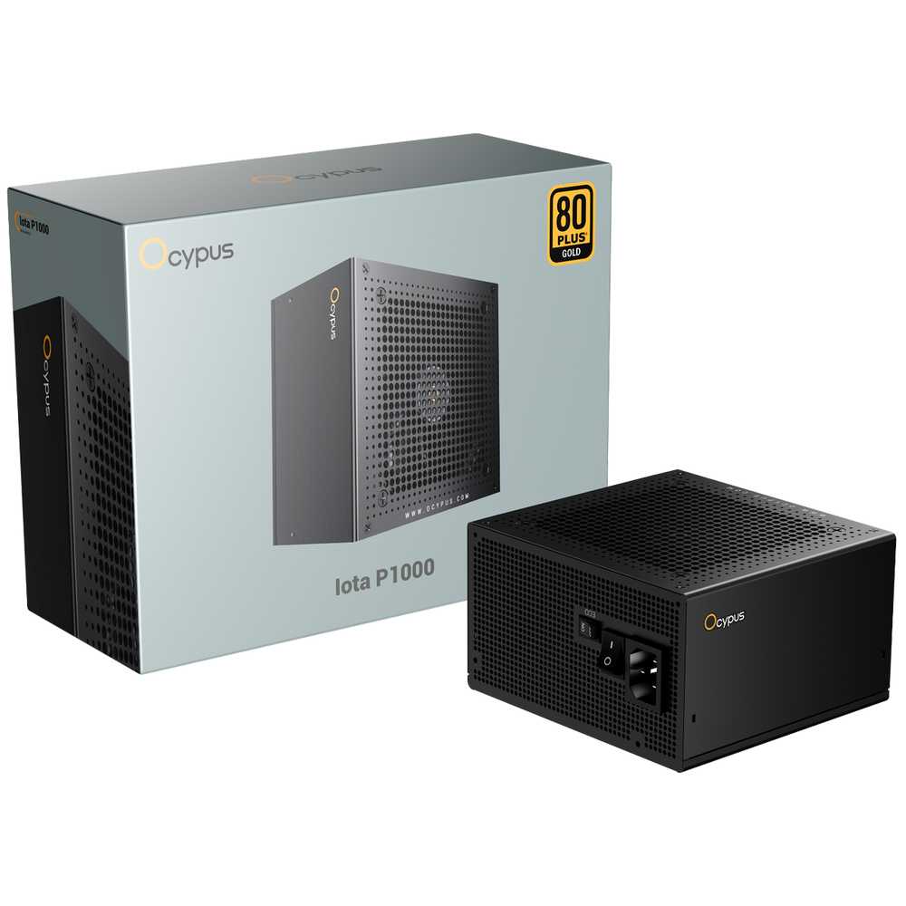 Блок питания Ocypus Iota P1000 [APFC, full modular, JP capacitors, 80+ Gold]