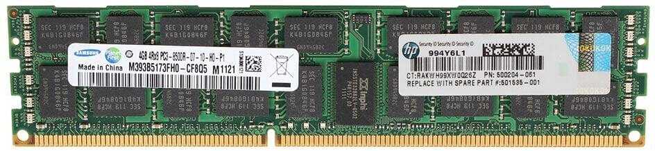 Оперативная память HP 8 ГБ DDR3 RDIMM (500662-B21) фотография 1