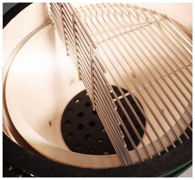 Керамический гриль-барбекю Start Grill PRO 22 дюйма/56см (зеленый) фотография 5