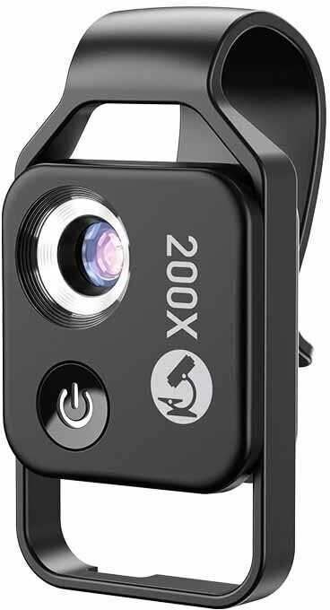 Микроскоп Микроскоп для телефона 200x с LED подсветкой фотография 26
