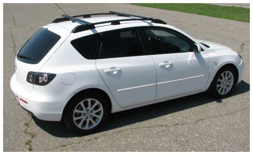 Рейлинги для Mazda 3 хэтчбек 2003-2009 черные фотография 1