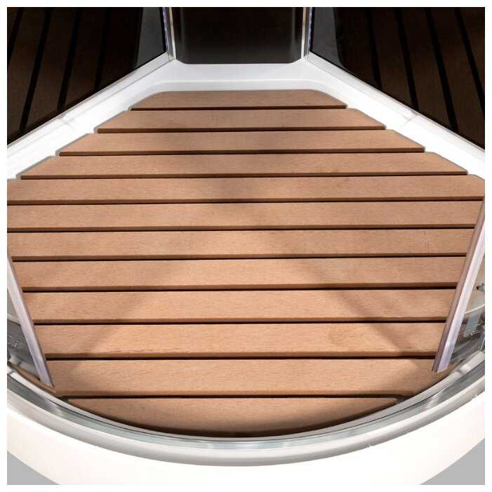 Душевая кабина Deto 1510 с гидромассажем и электрикой низкий поддон 100см*100см фотография 15