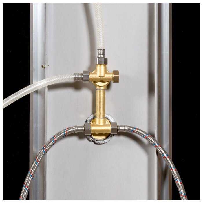 Душевая кабина Deto 1510 с гидромассажем и электрикой низкий поддон 100см*100см фотография 16