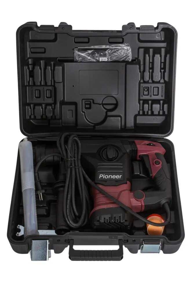 Перфоратор электрический Pioneer RH-M1500V-01C [SDS-plus, 1500 Вт, 5 Дж, 3 режима, 6 скоростей] фотография 7