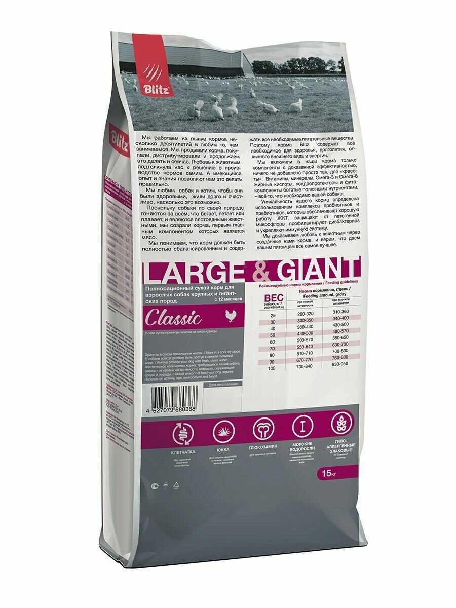 Корм для собак Blitz Курица фотография 17