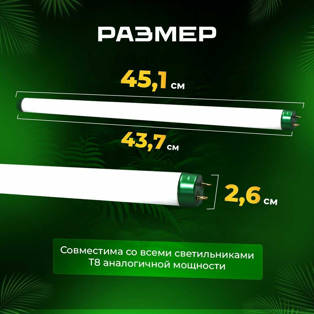 УФ лампа Simple Zoo Лампа T8 UVB 5.0 фотография 17