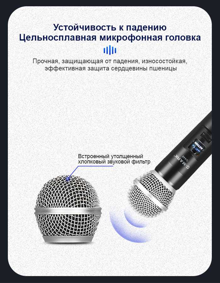 Набор беспроводных микрофонов G-MARK G440 фотография 9