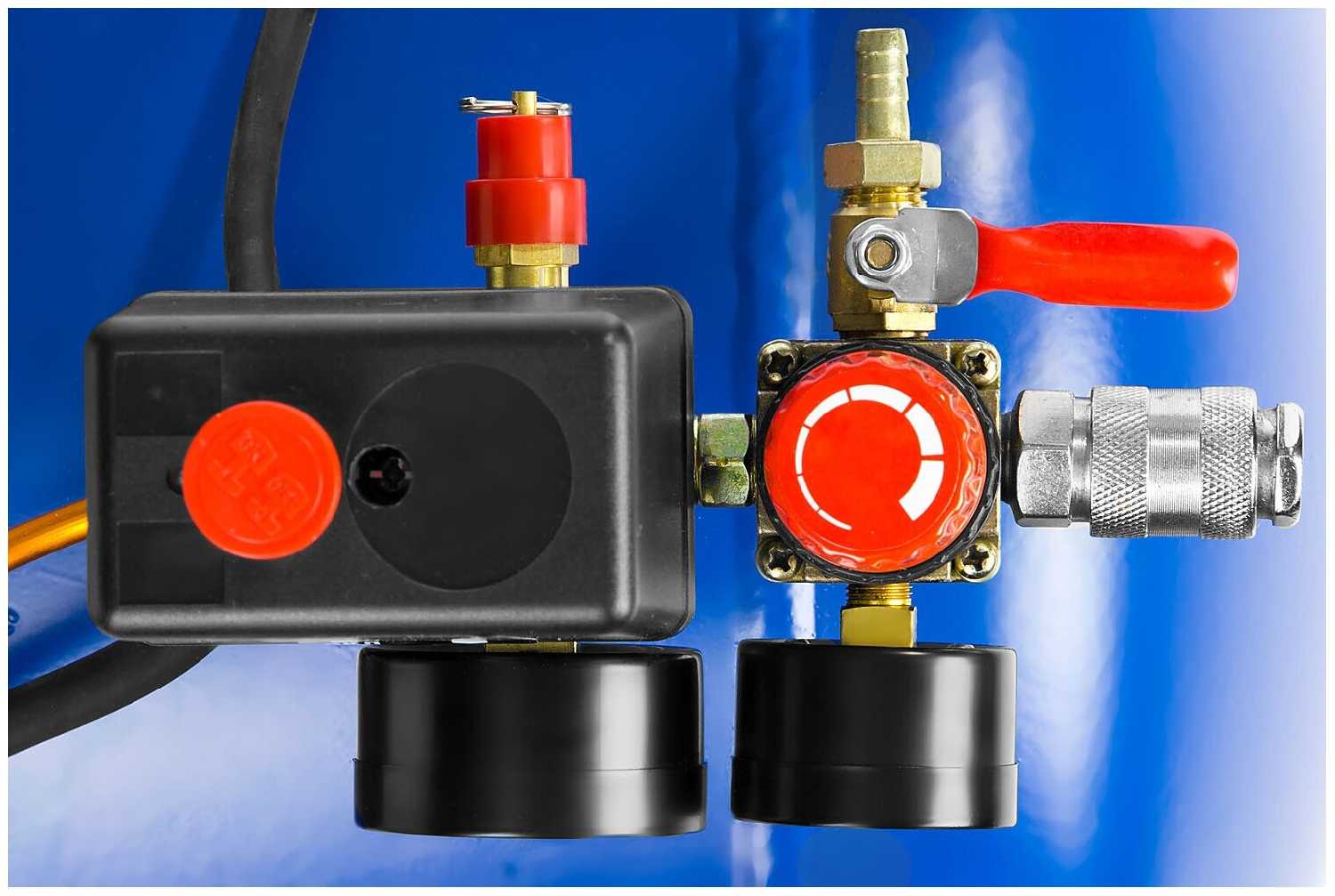 Компрессор ЗУБР ЗКПМ-440-100-Р-2.2, 2.2 кВт фотография 5