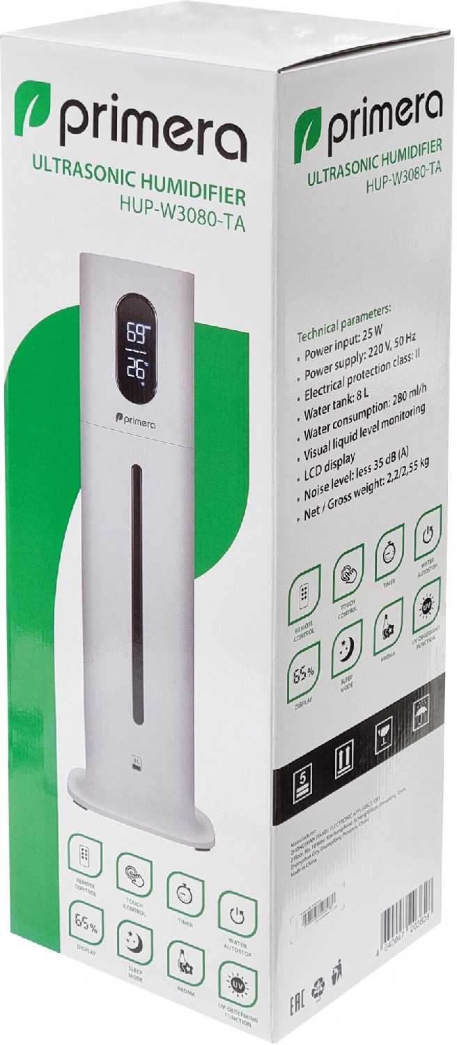 Увлажнитель воздуха Primera HUP-W3080-TA (ультразвуковой) фотография 2