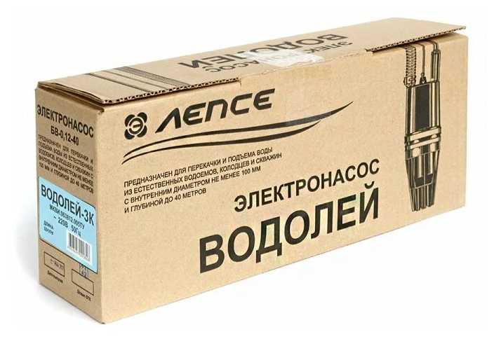Колодезный насос ЛЕПСЕ Водолей-3К 10 м (265 Вт) фотография 2