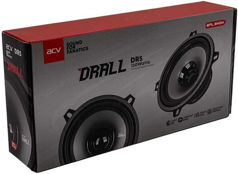 Колонки автомобильные ACV DRALL DR5 (DR5) фотография 5